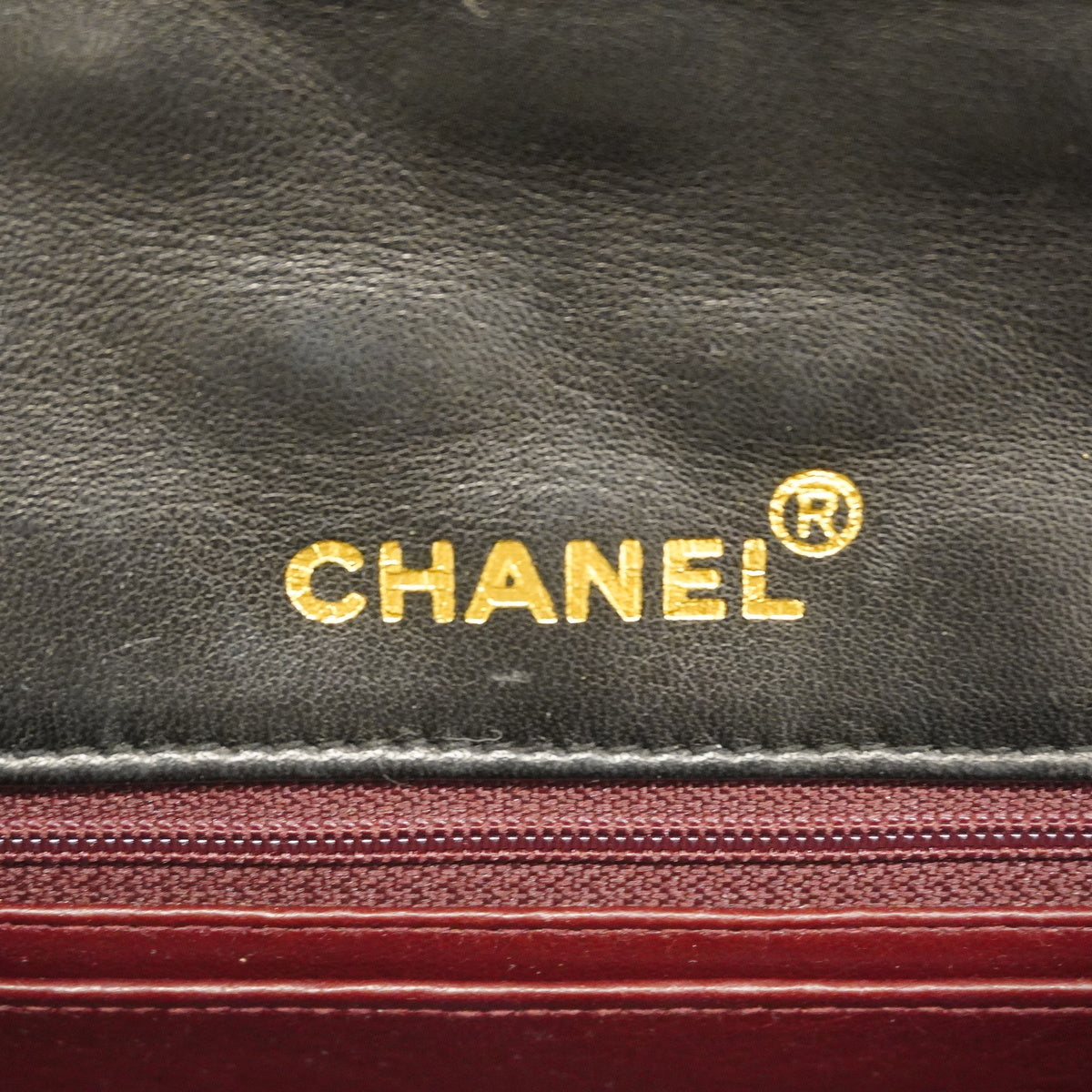 Chanel Shoulder Bag Mini Matelasse Chain Lambskin Black