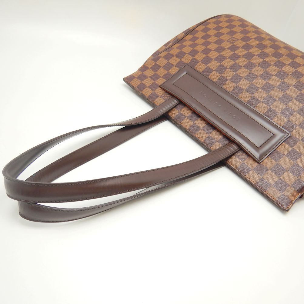 Louis Vuitton Damier Parioli PM Tote Bag Brown