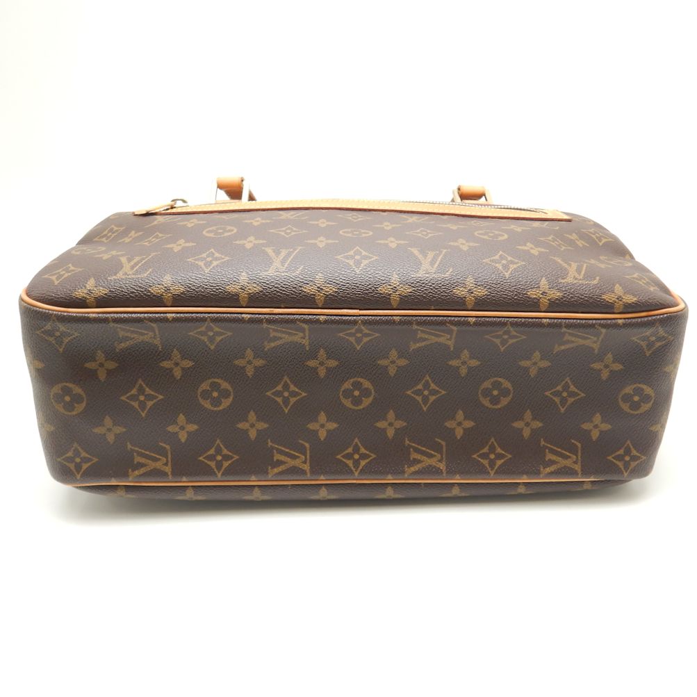 Louis Vuitton Monogram Cite GM Shoulder Bag Brown