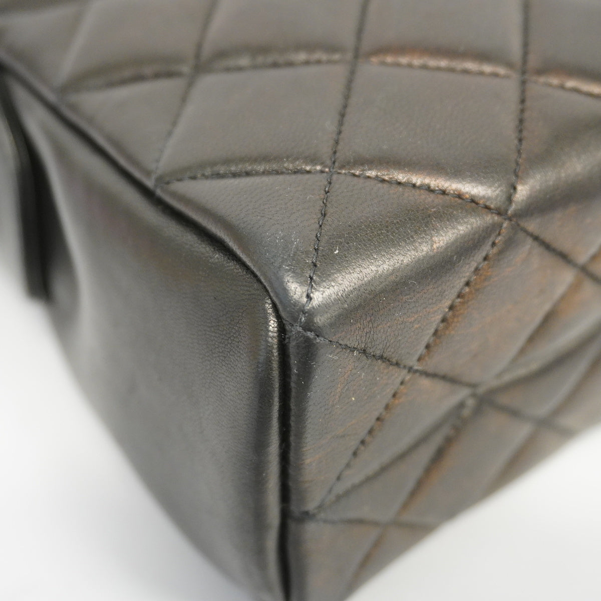 Chanel Shoulder Bag Matelasse Chain Lambskin Black