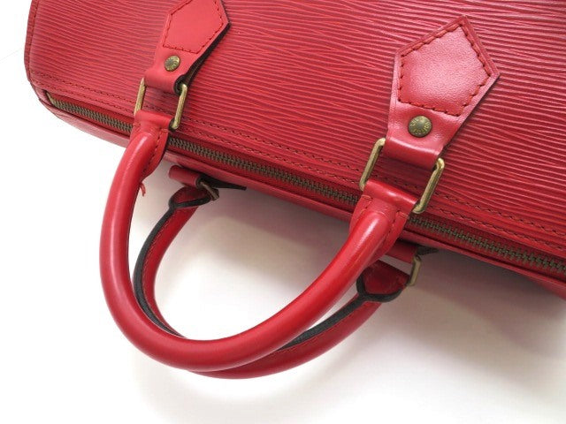 Louis Vuitton Handbag Speedy 30 Epi Castilian Red