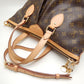 Louis Vuitton Monogram Palermo PM Tote Bag Brown