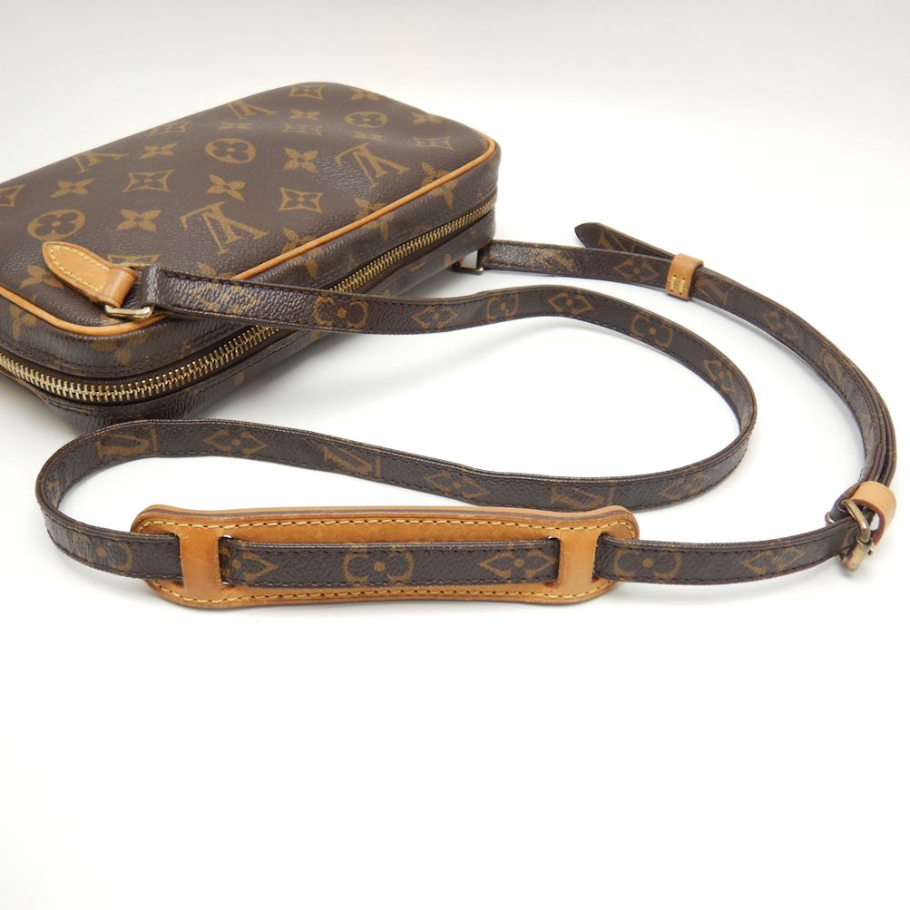 Louis Vuitton Monogram Marly Bandouliere Crossbody Shoulder Bag Brown