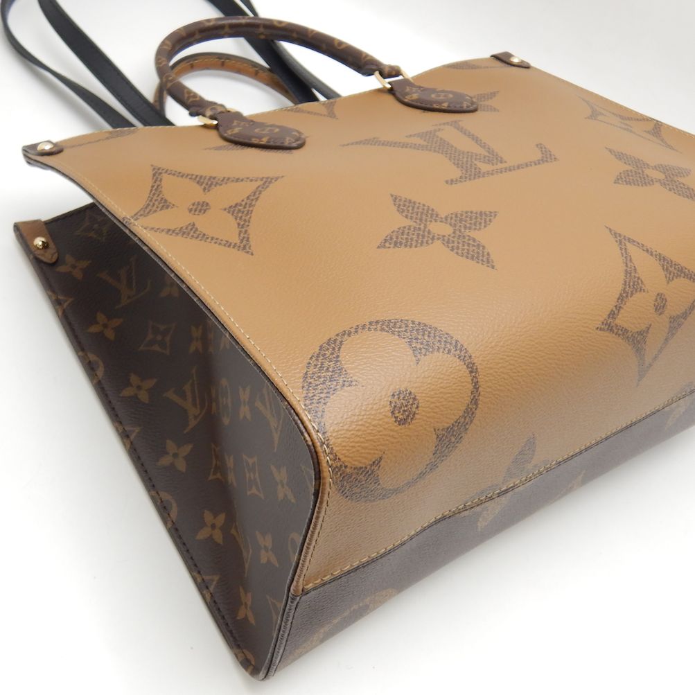 Louis Vuitton On The Go MM Tote Bag Monogram Brown