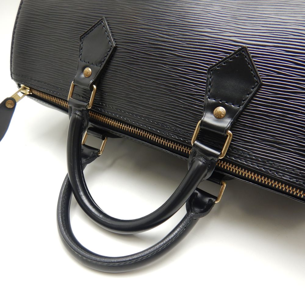 Louis Vuitton Epi Speedy 30 Handbag Noir