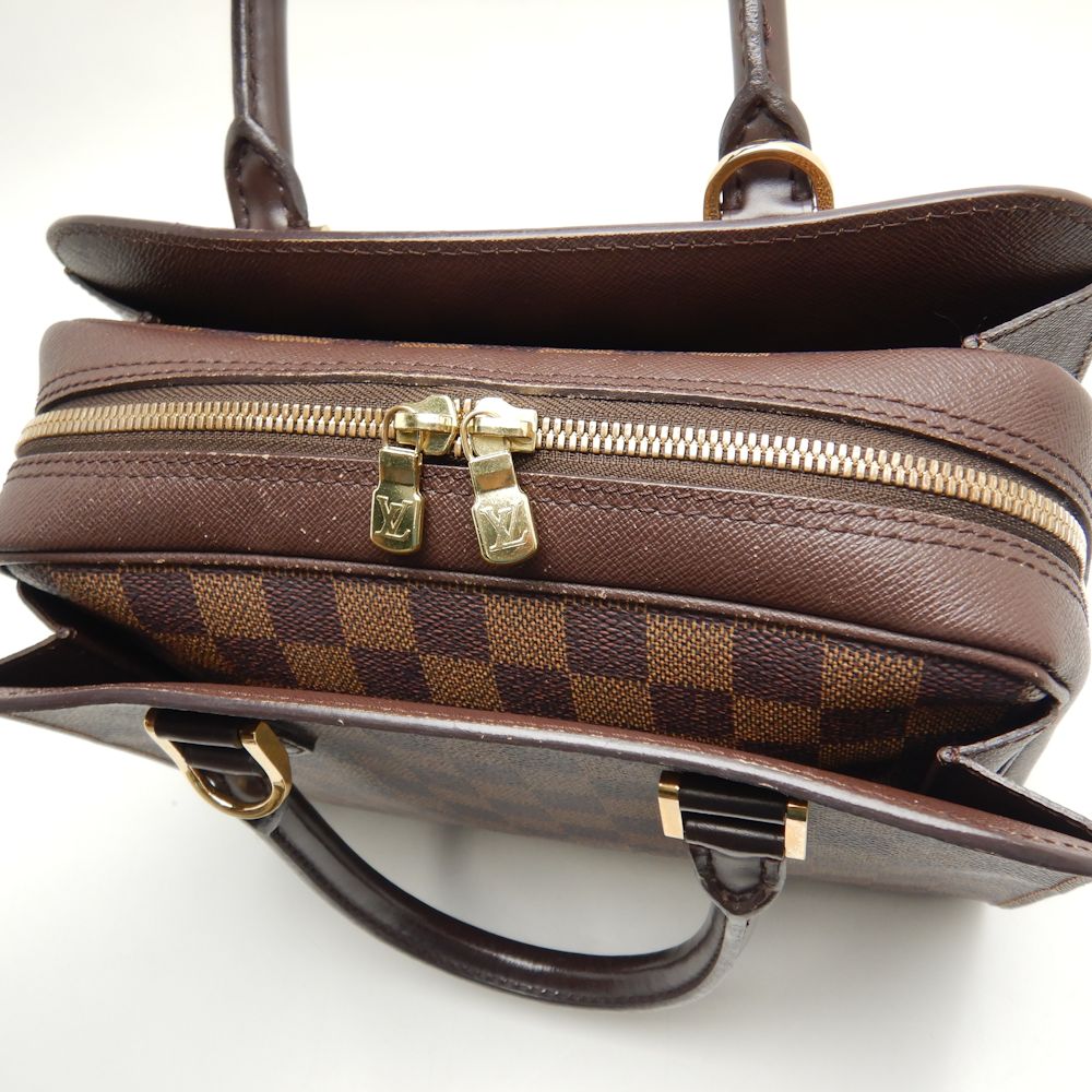 Louis Vuitton Damier Triana Handbag Ebene