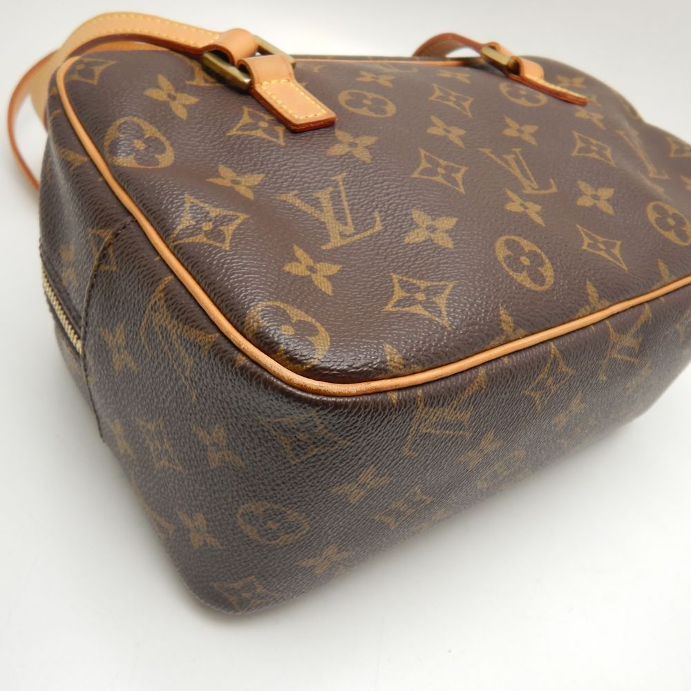 Louis Vuitton Monogram Cite MM Shoulder Bag Brown