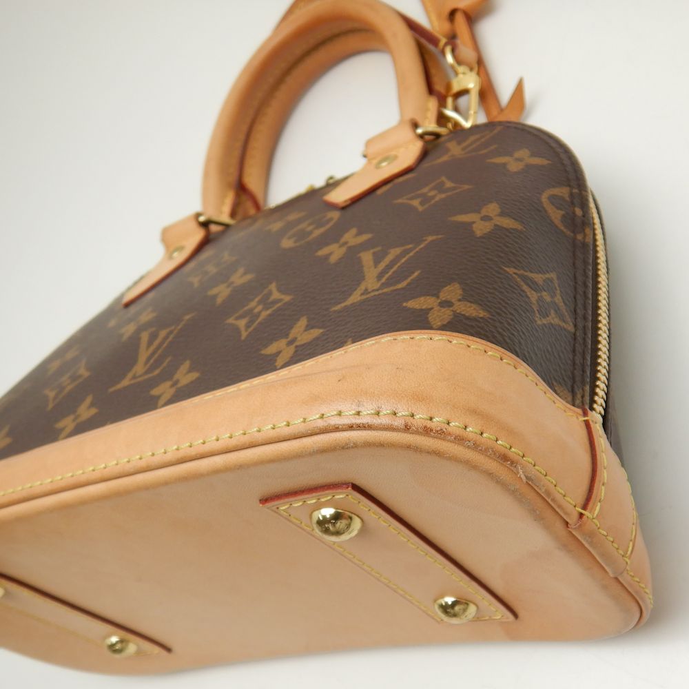Louis Vuitton Monogram Alma BB Handbag Brown