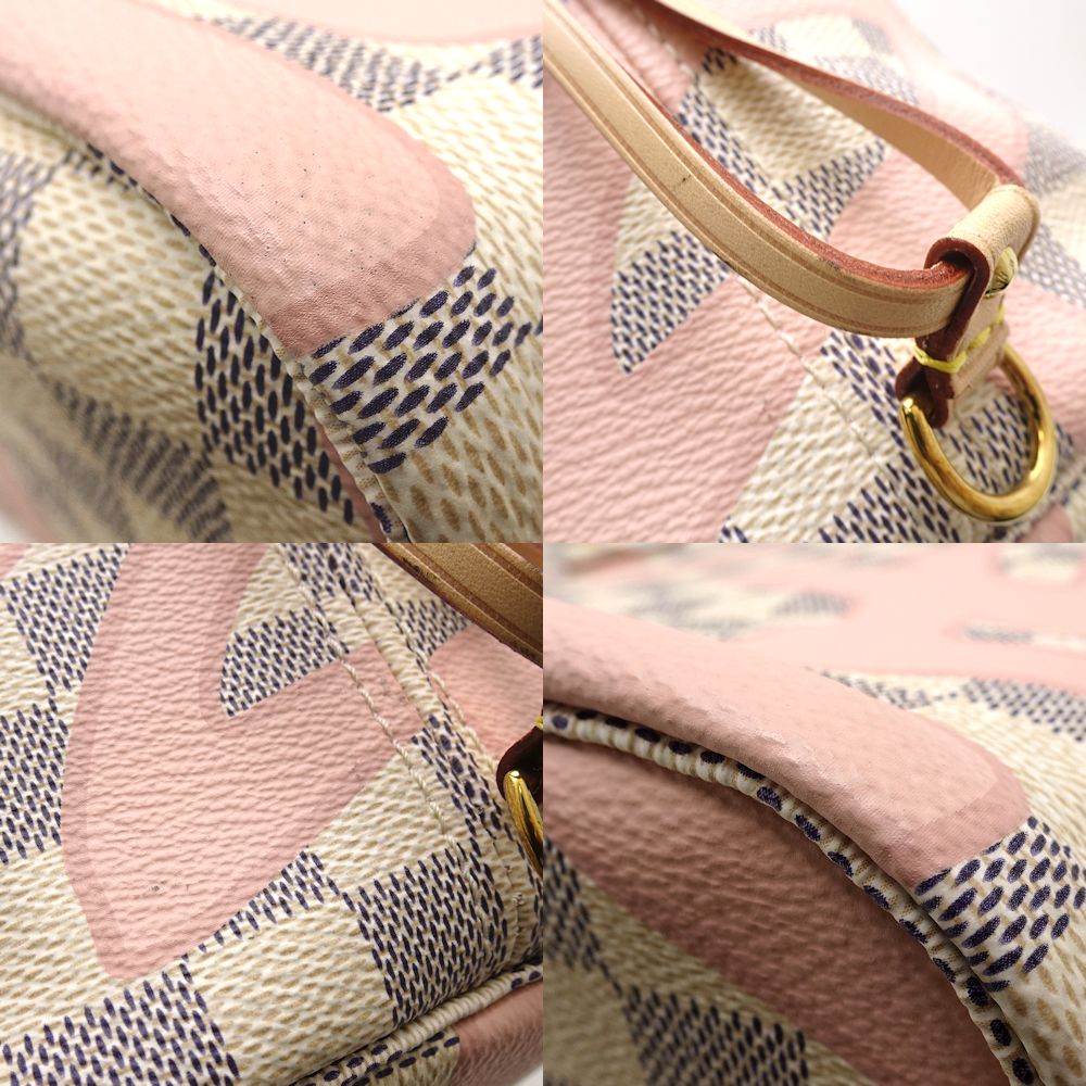 Louis Vuitton Damier Azur Neverfull MM Tote Bag