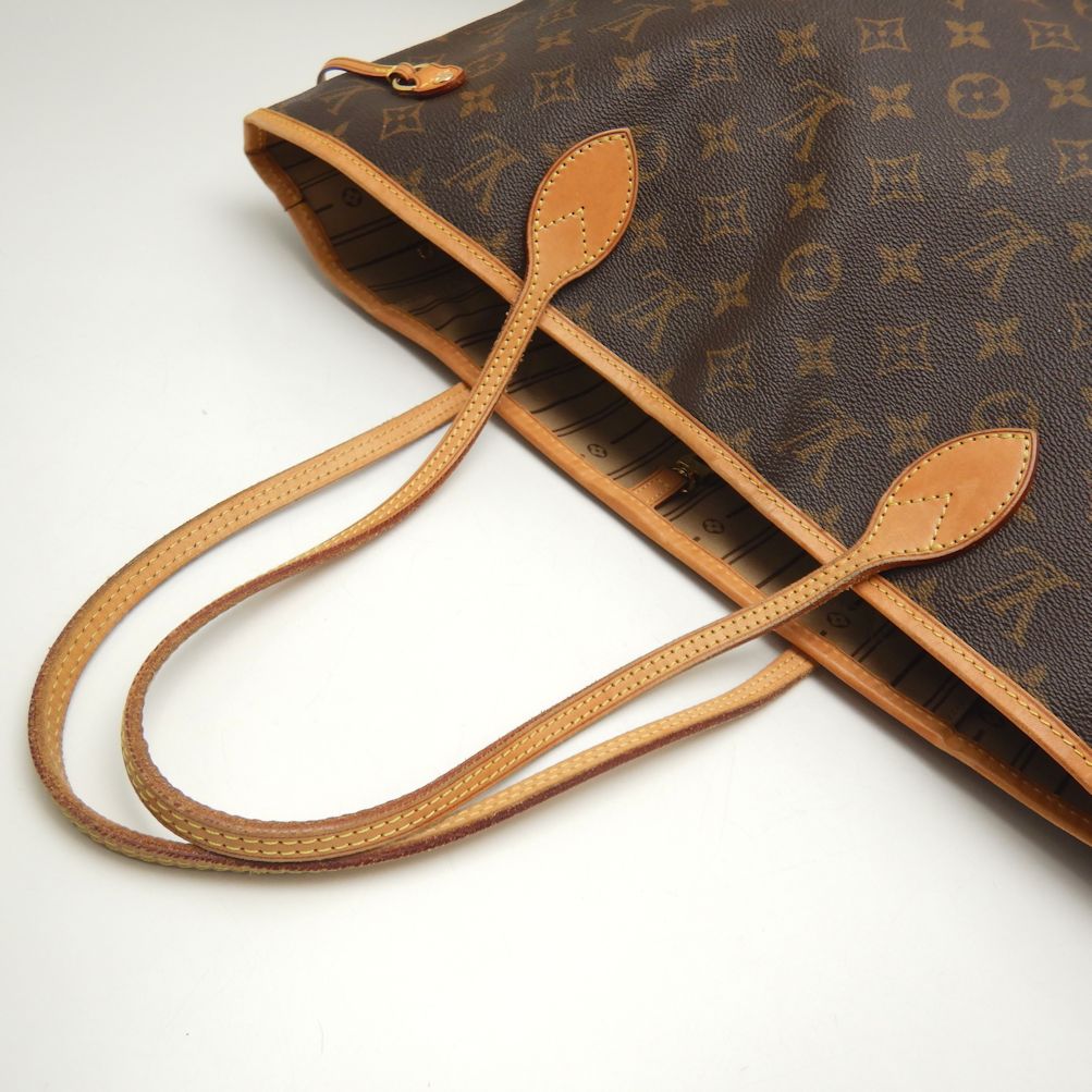 Louis Vuitton Monogram Neverfull MM Tote Bag Brown