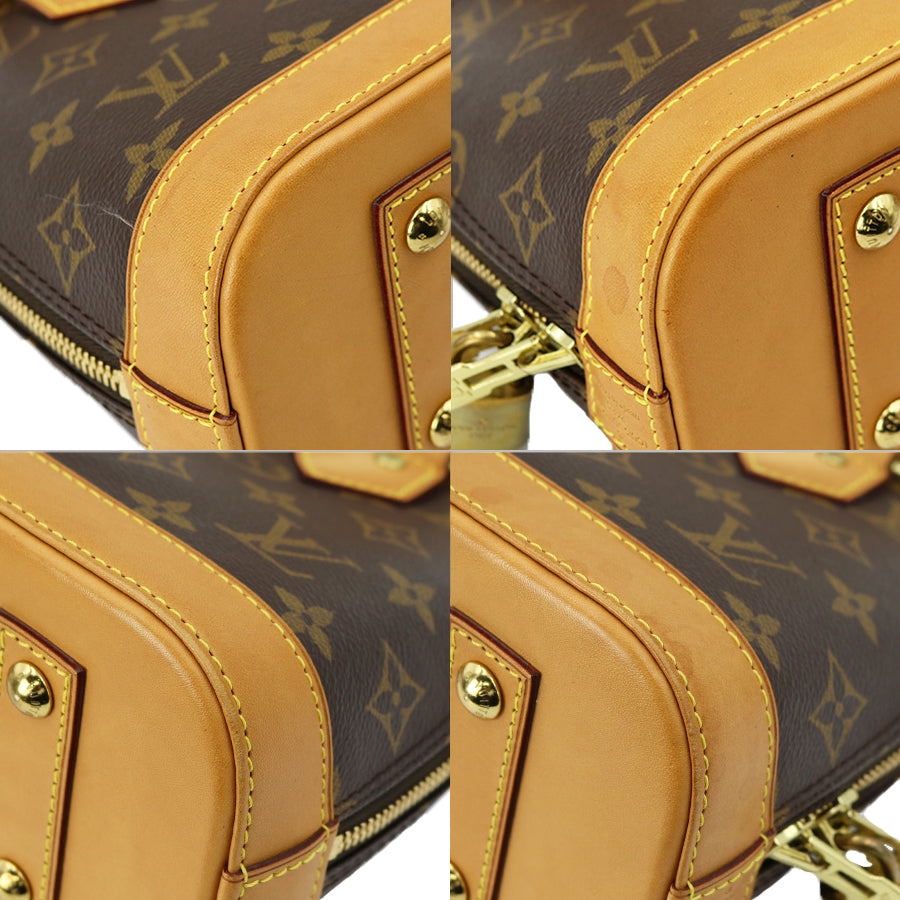 Louis Vuitton Alma BB Monogram Brown 2way Handbag