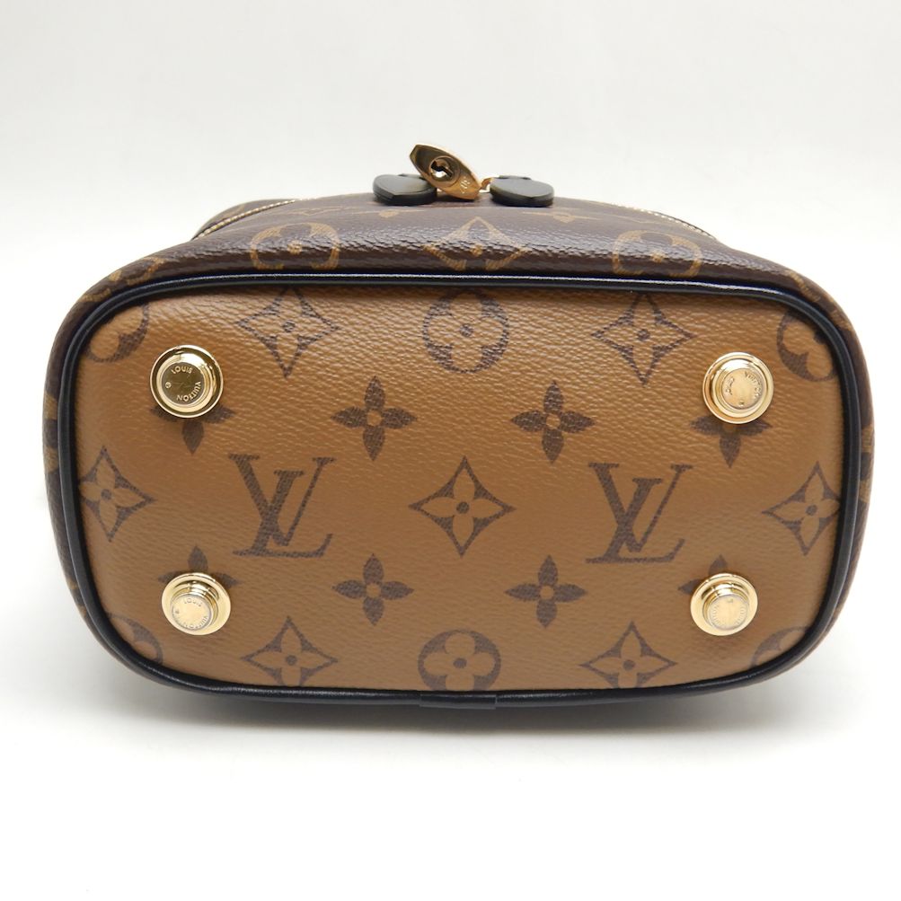 Louis Vuitton Vanity PM Handbag Monogram Reverse Brown
