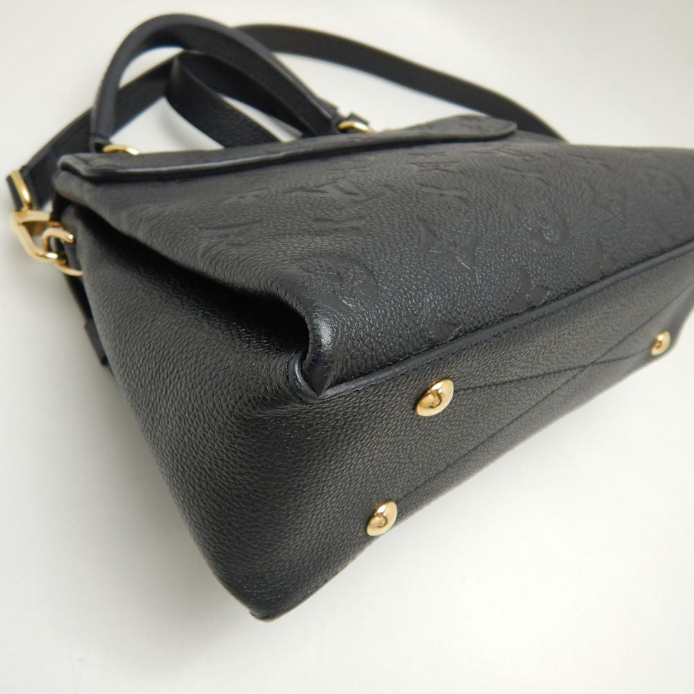 Louis Vuitton Georges BB Handbag Emplant 2WAY Noir