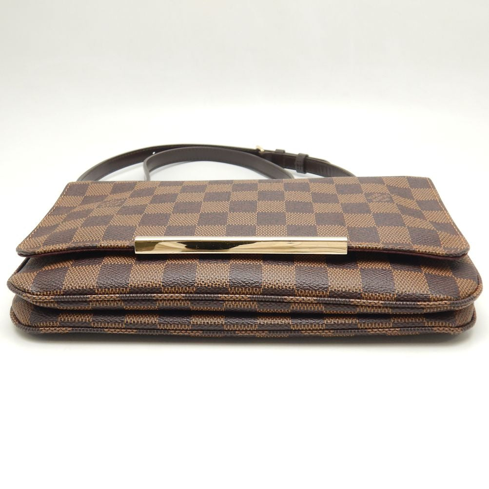 Louis Vuitton Damier Hoxton PM Shoulder Bag Brown
