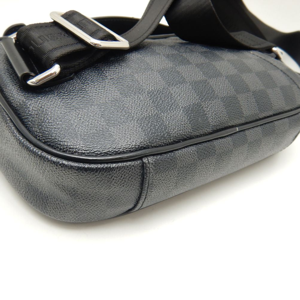 Louis Vuitton Damier Graphite Ambrel Waist Bag Black
