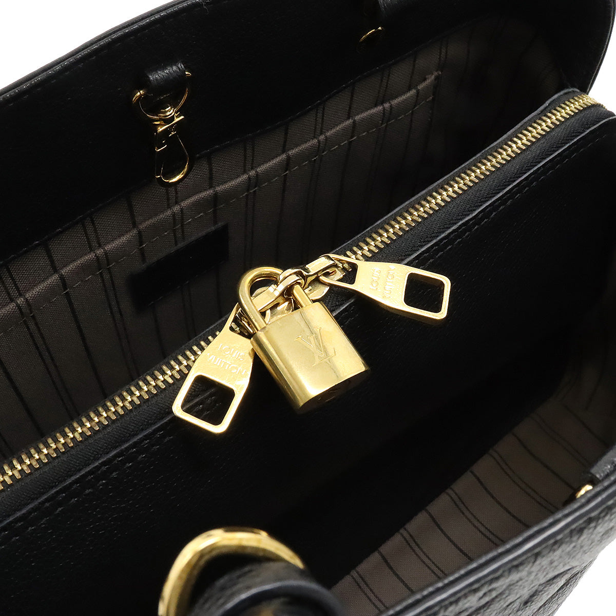 Louis Vuitton Monogram Implant Montaigne MM Handbag