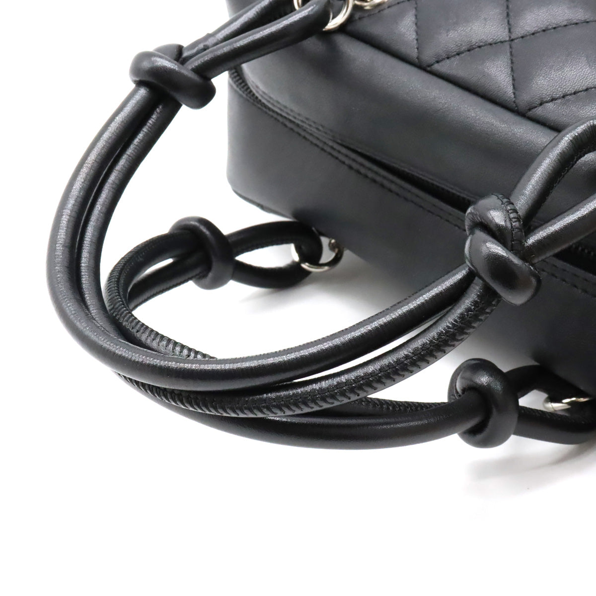 Chanel Cambon Line Mini Bowling Handbag