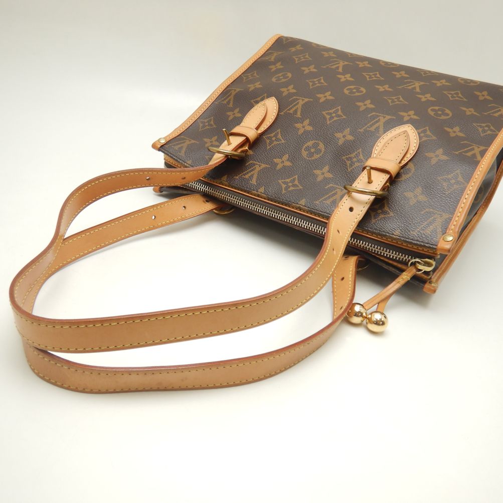 Louis Vuitton Monogram Popincourt Shoulder Bag Brown