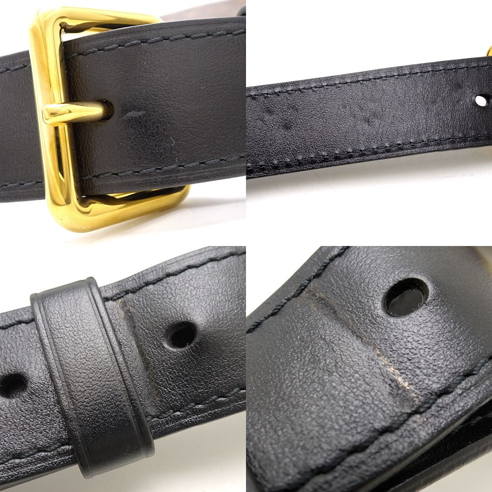 Louis Vuitton Odeon NM MM Monogram Shoulder Bag Brown Noir