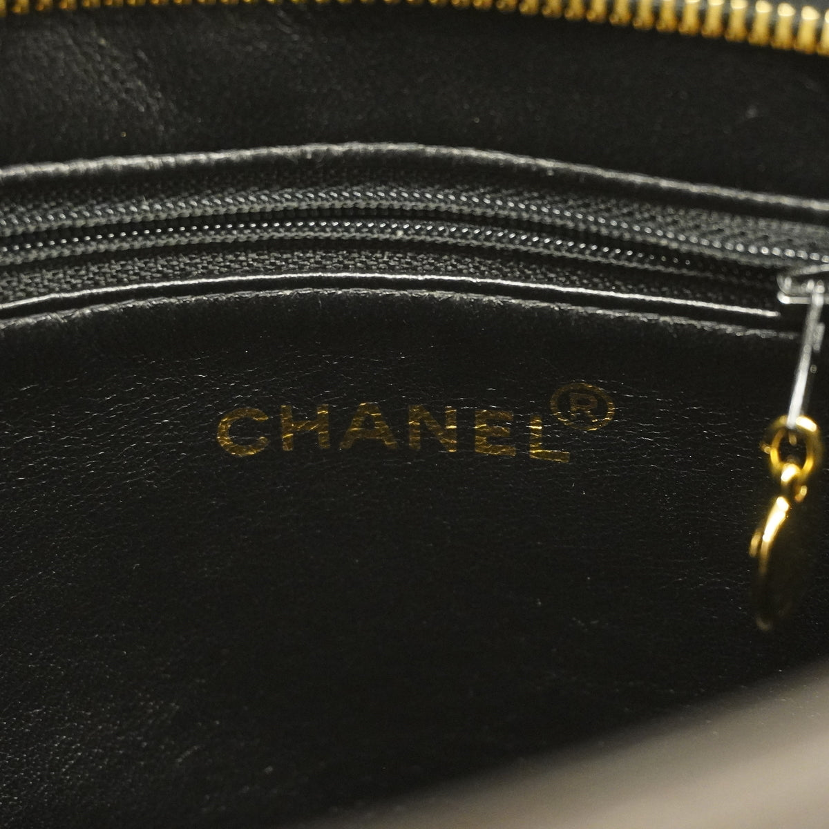 Chanel Tote Bag Lambskin Black