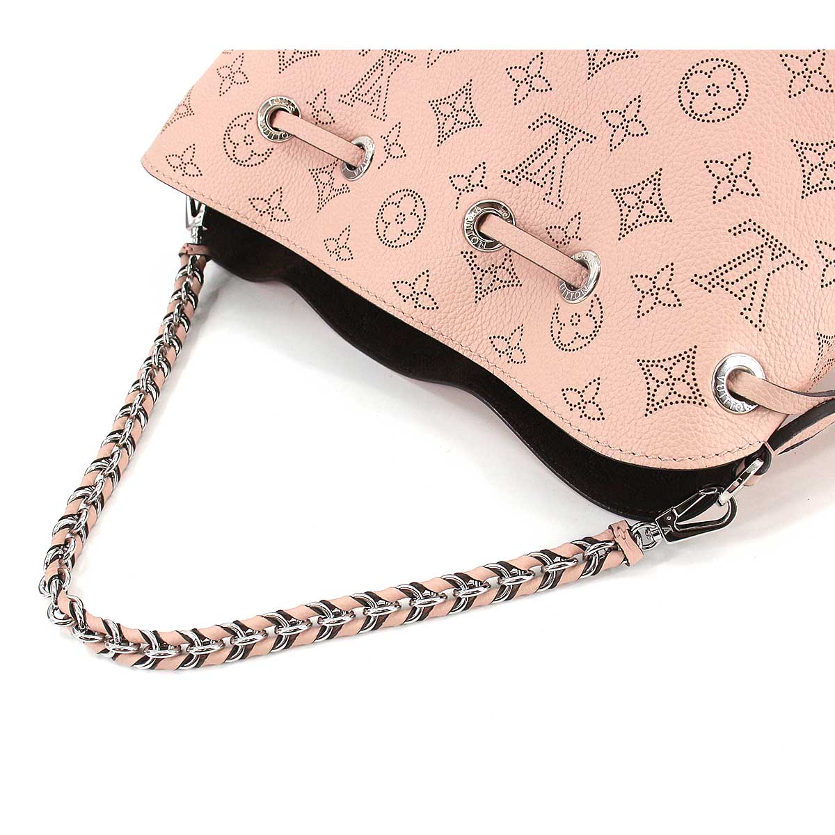 Louis Vuitton Mahina Bella Shoulder Bag Leather Magnolia Pink