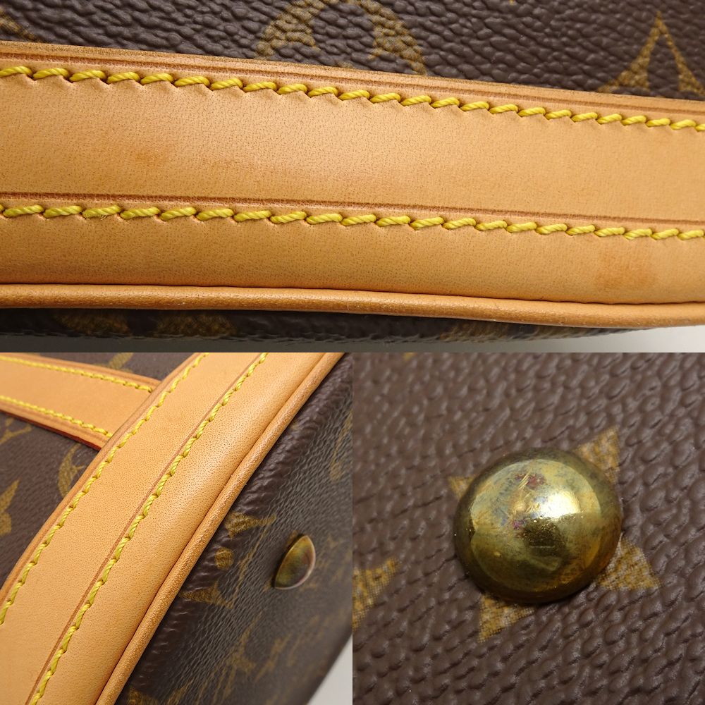 Louis Vuitton Monogram GM Tote Bag Brown