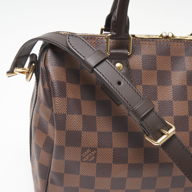 Louis Vuitton Speedy Bandouliere 25 Damier Boston Bag Brown