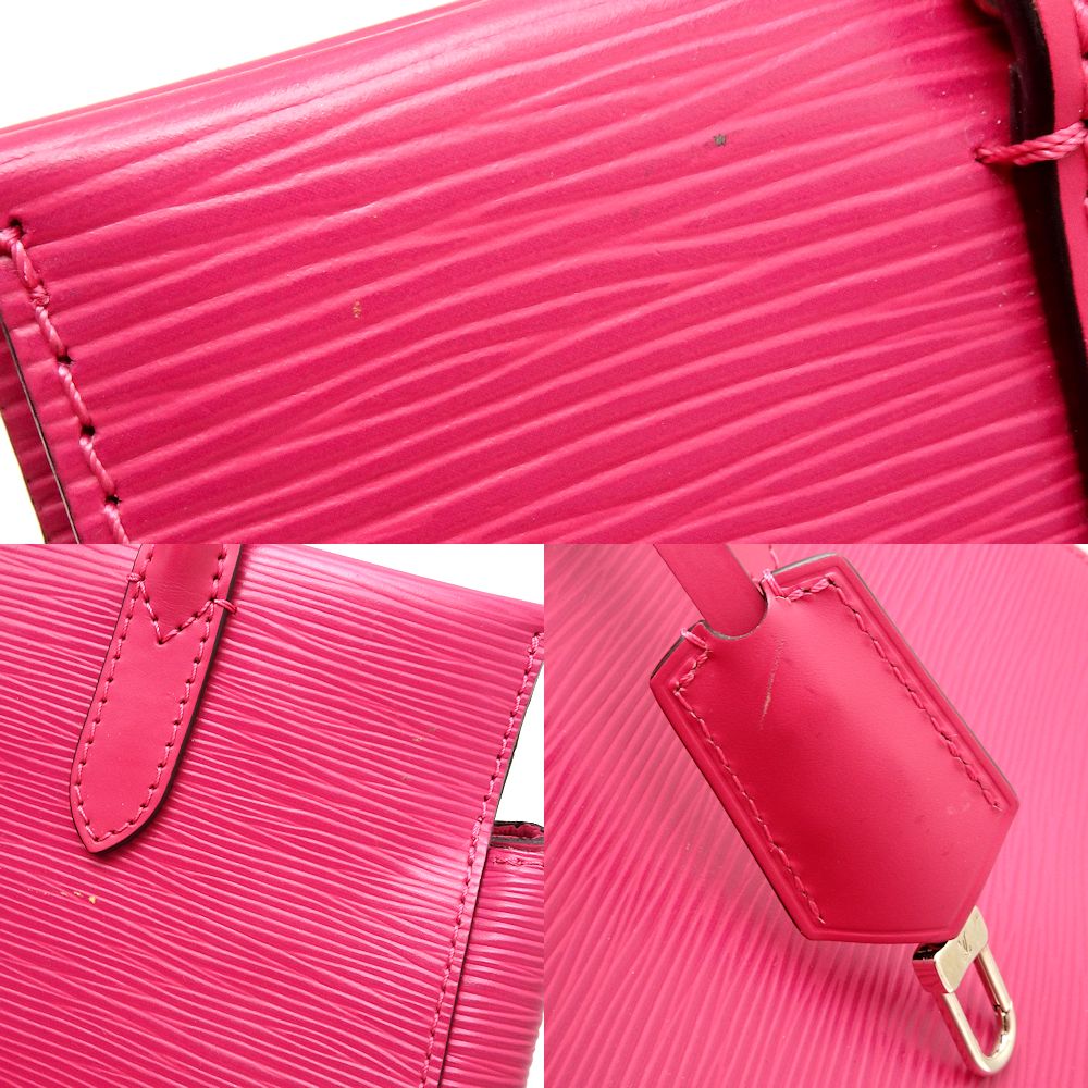 Louis Vuitton Epi Marly BB Shoulder Bag Pivoine Pink