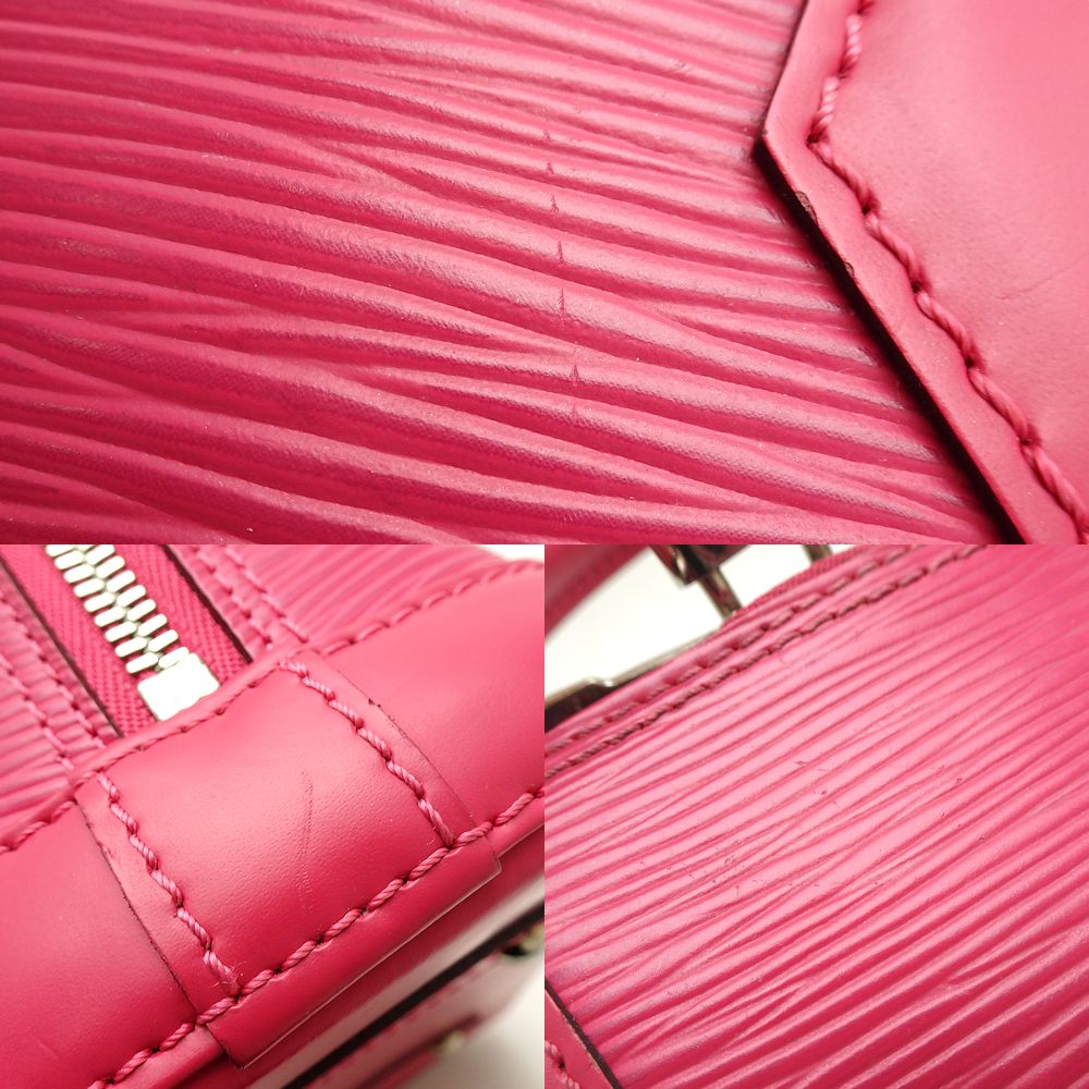 Louis Vuitton Epi Alma BB 2Way Bag Hot Pink