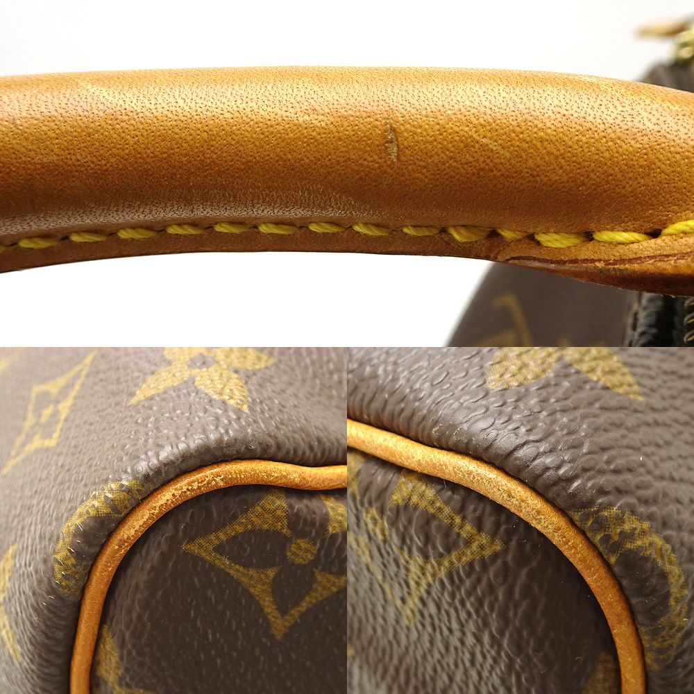 Louis Vuitton Monogram Speedy 30 Handbag Brown