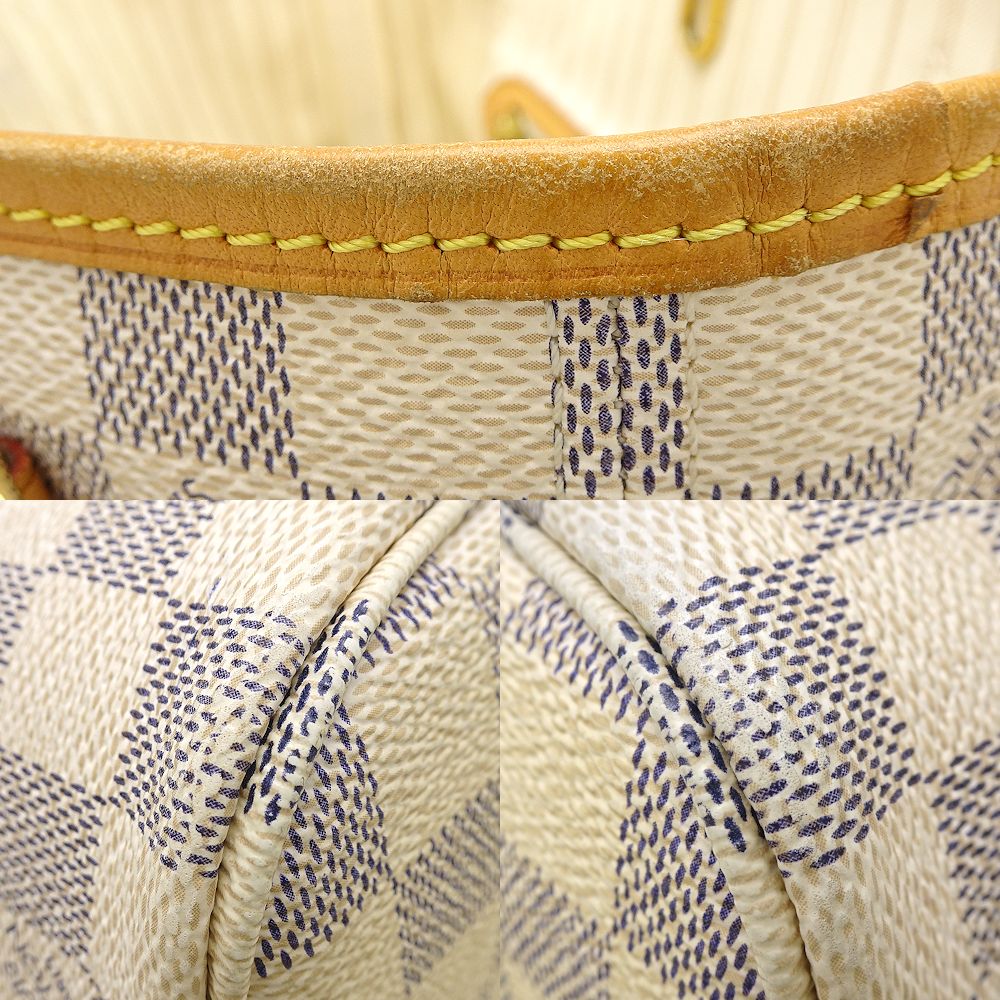 Louis Vuitton Damier Azur Neverfull PM Shoulder Bag