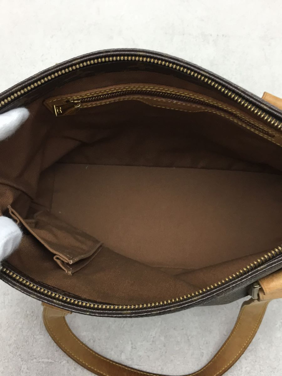 Louis Vuitton Hippopo Monogram Hand Bag PVC Brown