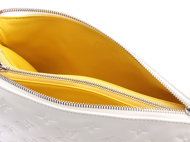 Louis Vuitton Kussan PM Monogram Lambskin White