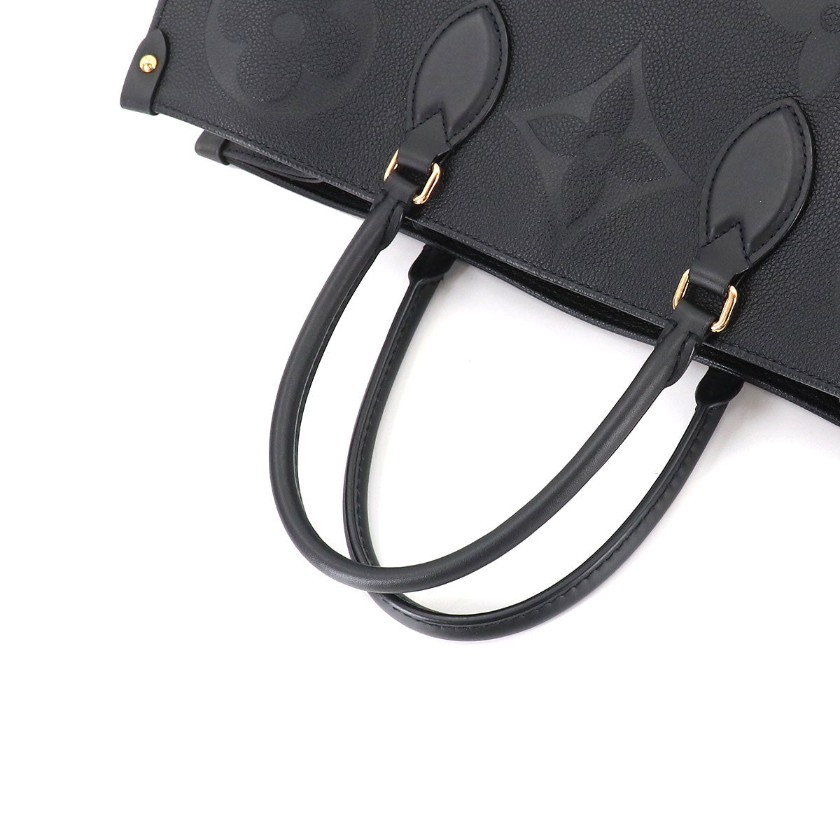 Louis Vuitton Monogram Emplant Onthego GM 2 Way Tote Shoulder Bag Noir