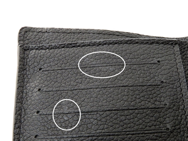 Louis Vuitton Portefeuille Curise Monogram Implant Black