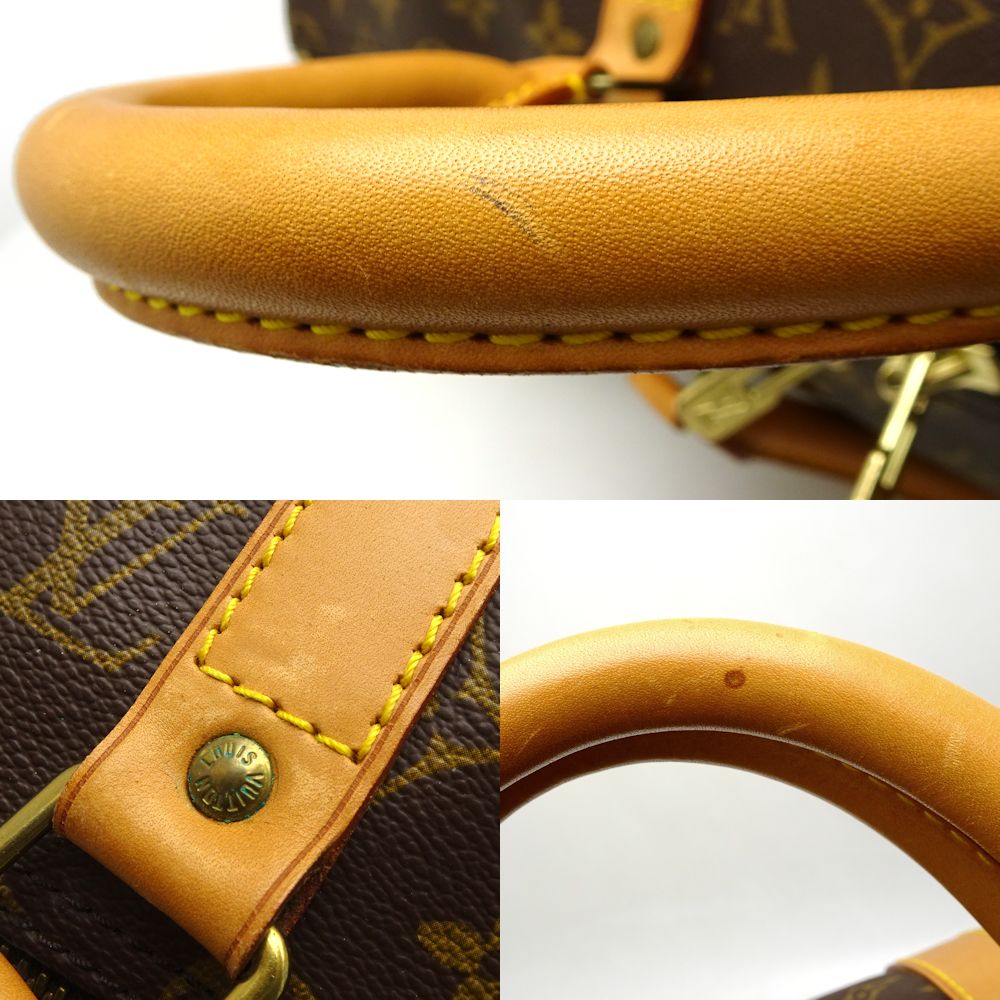 Louis Vuitton Monogram Keepall 50 Boston Bag Brown