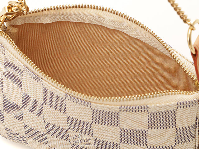 Louis Vuitton Mini Pochette Accessoir Damier Azur