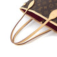 Louis Vuitton Monogram Neverfull PM Tote Bag Brown Pivoine