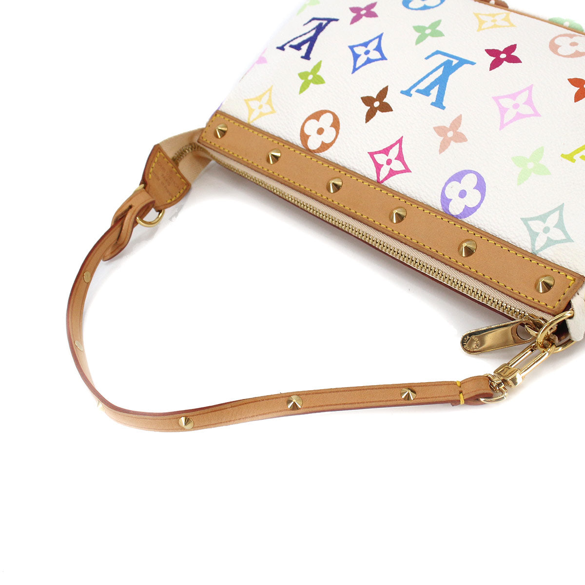 Louis Vuitton Monogram Multicolor Pochette Accessoire Hand Bag Bron