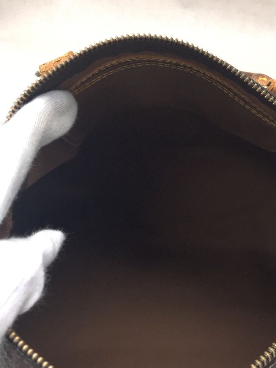 Louis Vuitton Speedy 30 Hand Bag Monogram Canvas PVC Brown