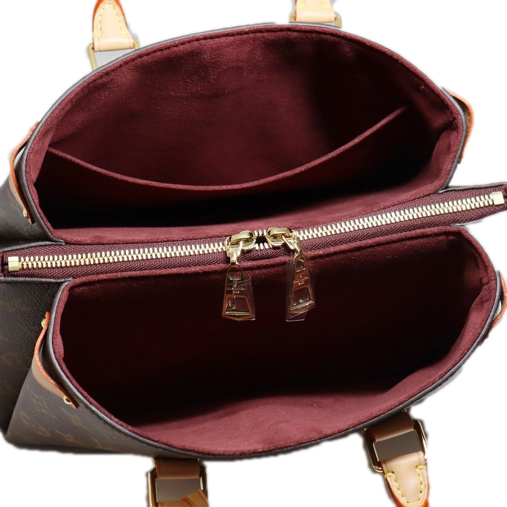 Louis Vuitton Soufflot BB Monogram Canvas Handbag Shoulder Bag 2 Way Bag
