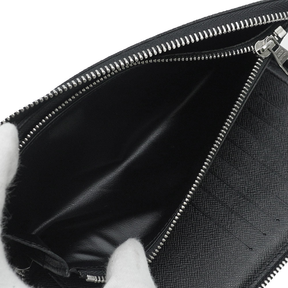 Louis Vuitton Zippy Wallet Vertical Damier Graphite Black Gray