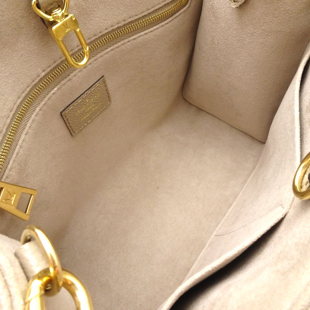 Louis Vuitton Onthego PM Shoulder Bag Monogram Tourtrell Creme