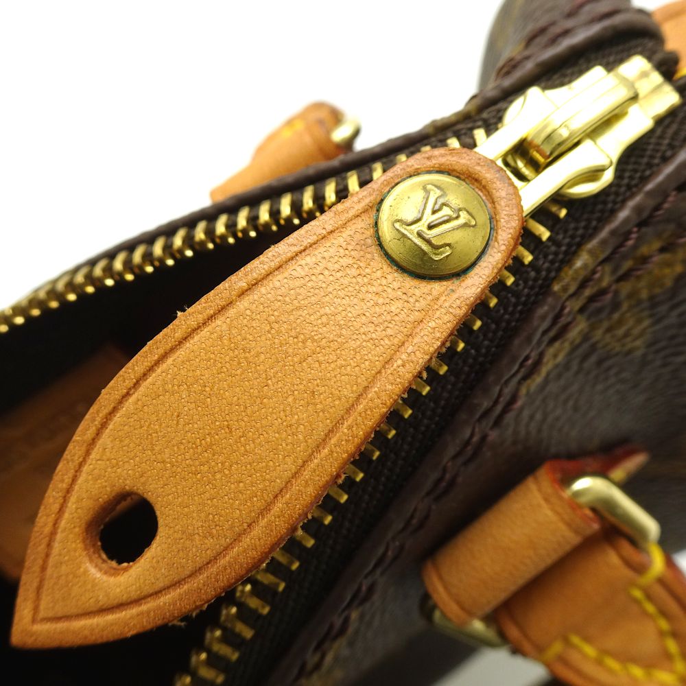 Louis Vuitton Monogram Mini Speedy Handbag Brown
