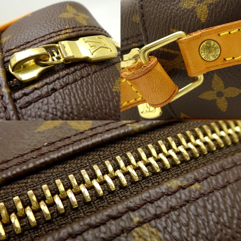 Louis Vuitton Monogram Shoulder Bag Brown