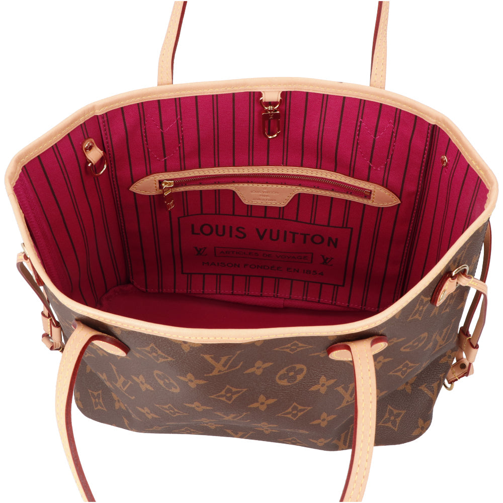 Louis Vuitton Neverfull PM Bag Brown Monogram