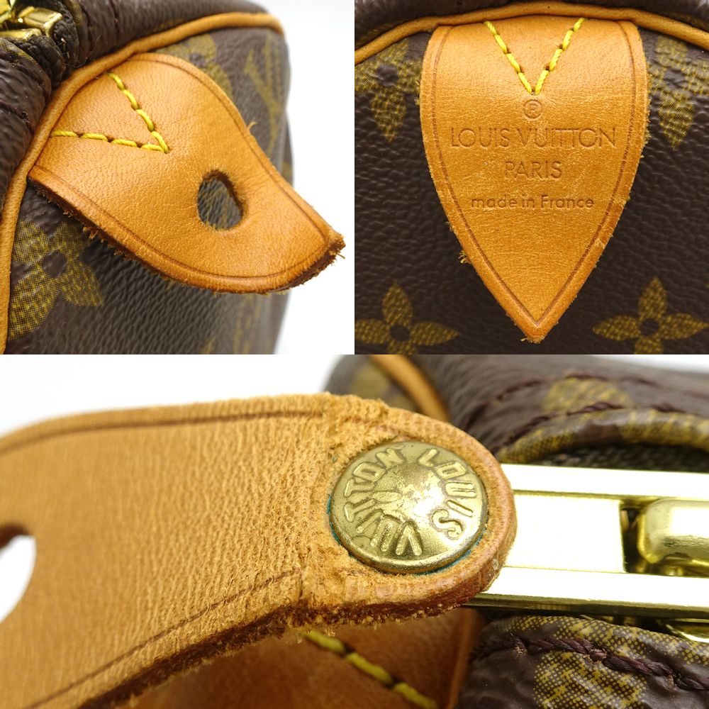 Louis Vuitton Speedy 30 Handbag Brown
