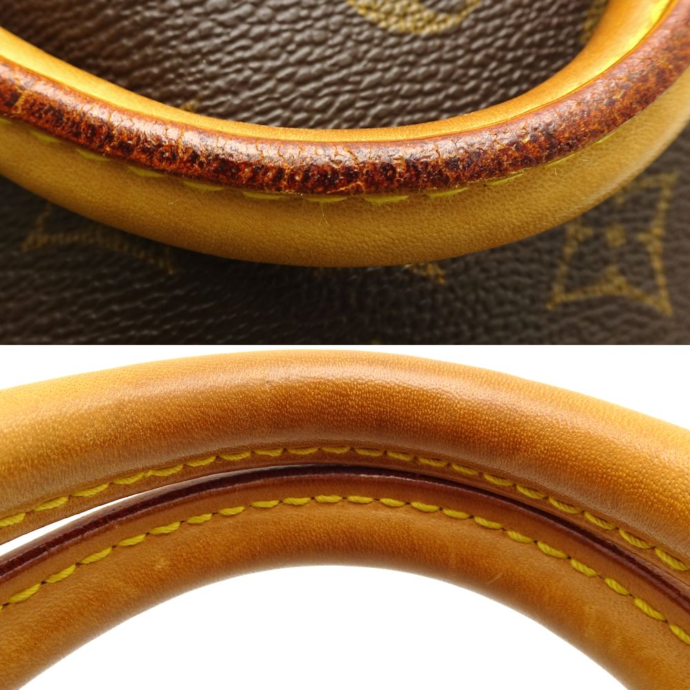 Louis Vuitton Monogram Speedy 30 Handbag Brown