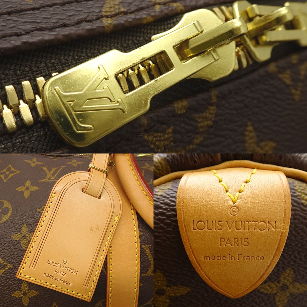 Louis Vuitton Monogram Keepall 50 Boston Bag Brown