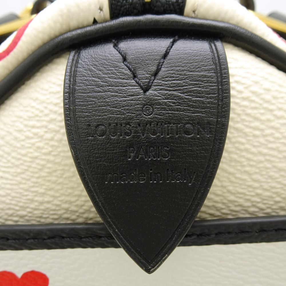 Louis Vuitton Speedy Bandouliere Game On Shoulder Bag White